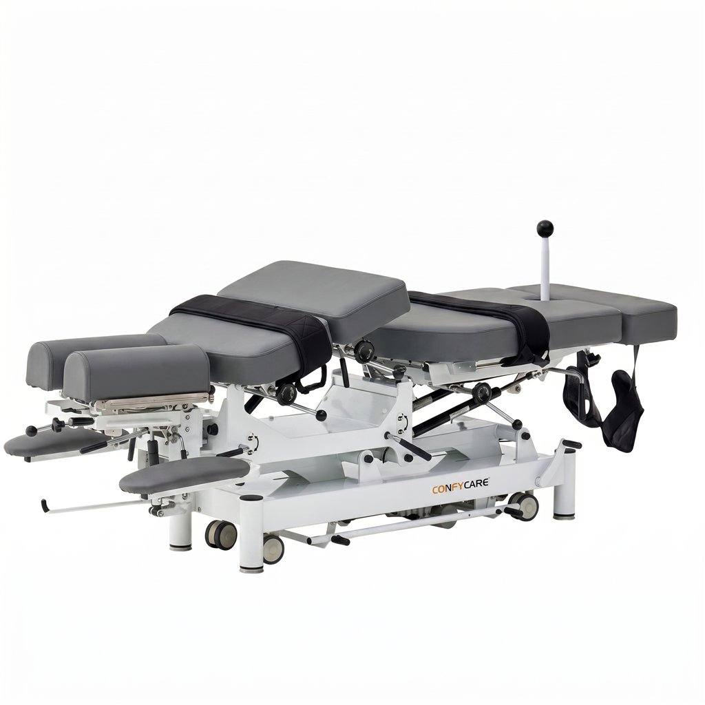 ALMA PRO – Electric Hi-Lo Chiropractic Table with Traction & Drops