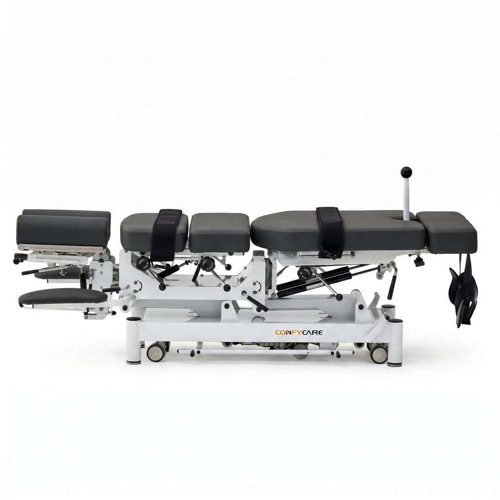 ALMA PRO – Electric Hi-Lo Chiropractic Table with Traction & Drops