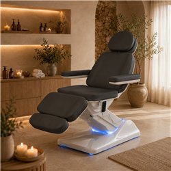 Table de soins esthétiques électrique avec chauffage Weelko Wapp Oasis noir