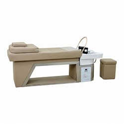 Lavaggio Capelli SPA Aika - Lavatesta in acciaio inox con vapore e luci LED a 7 colori | Weelko