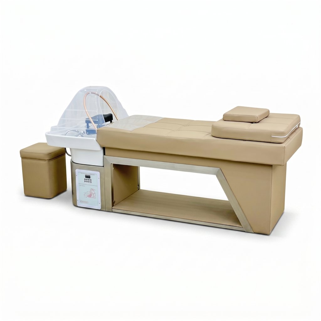 Lavatório SPA Aika com cascata regulável, sistema de vapor e LED — Weelko