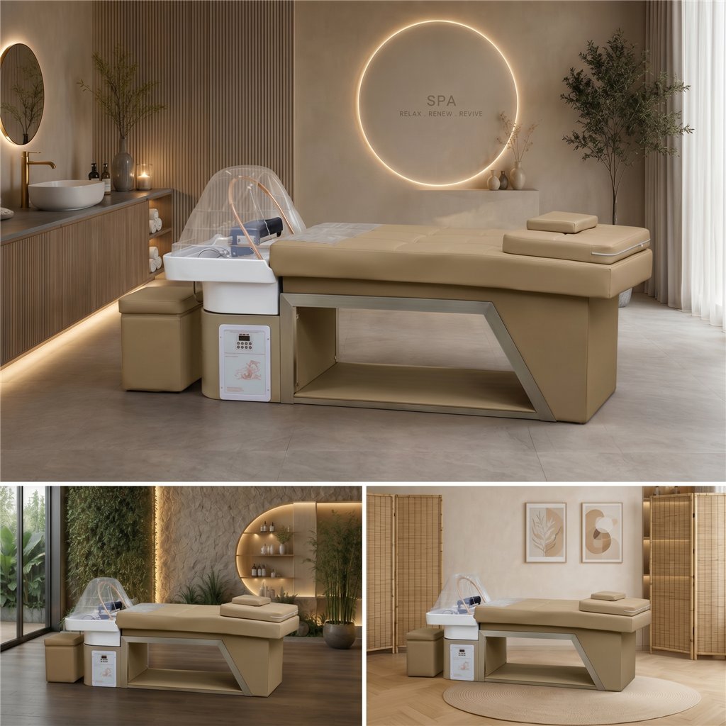 SPA-Waschliege AIKA Kaskadensystem Weelko