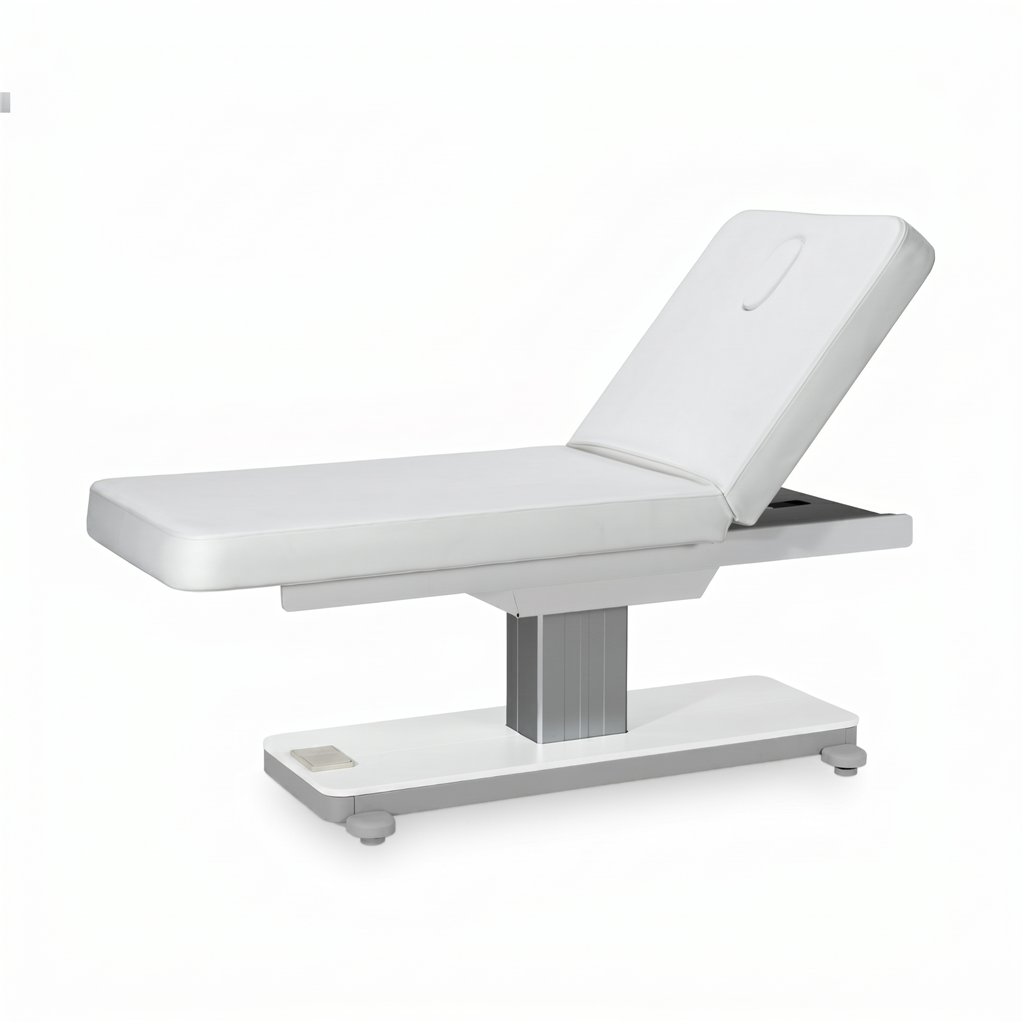 Mirplay Orion electric treatment table with face hole