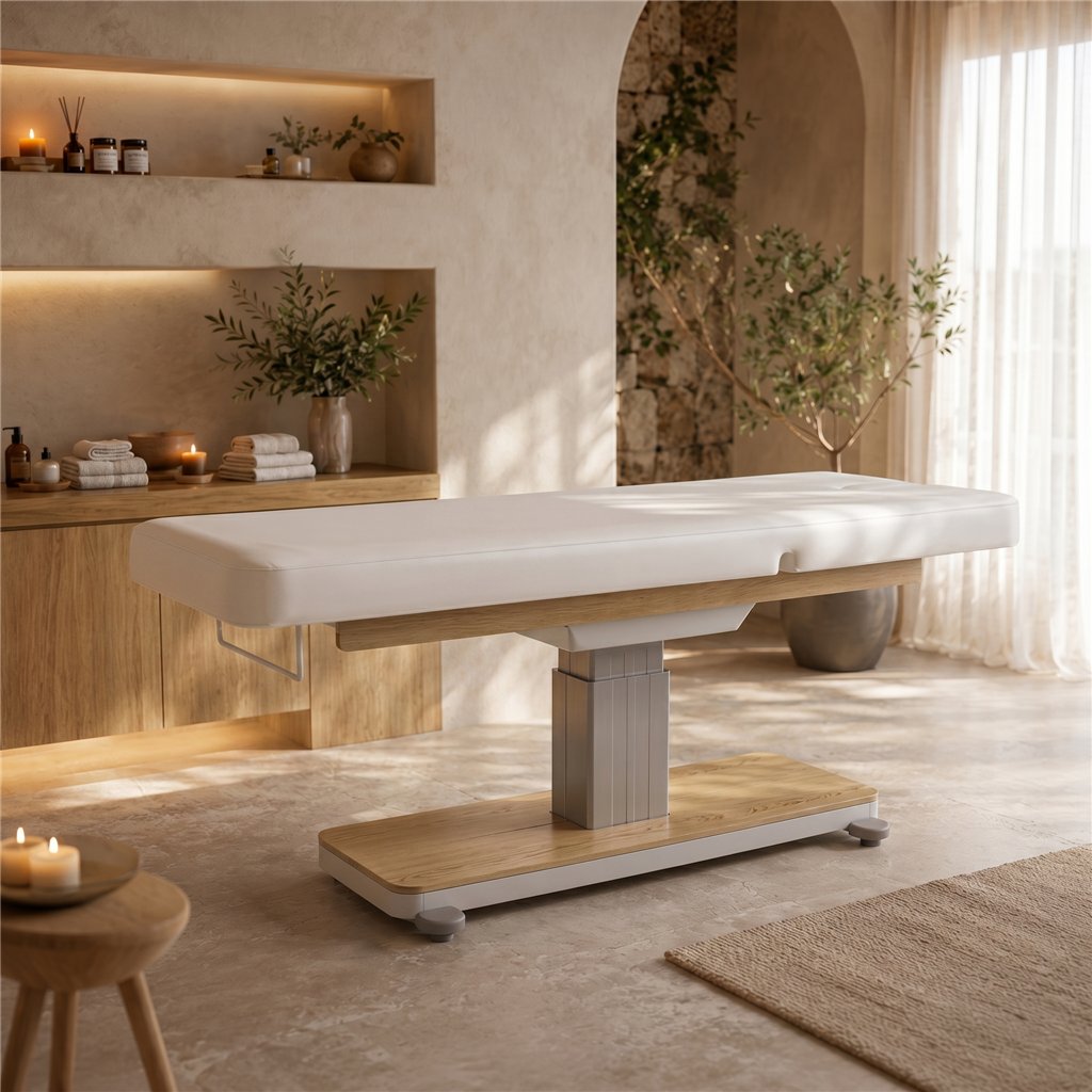Camilla de Masajes SPA Eléctrica Orion (Base Madera)
