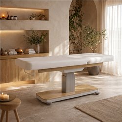 Mirplay Orion Electric Treatment Table with Wooden Base