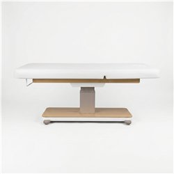 Elektrische Behandlungsliege Orion mit Holzgestell, 61–81 cm höhenverstellbar – Mirplay