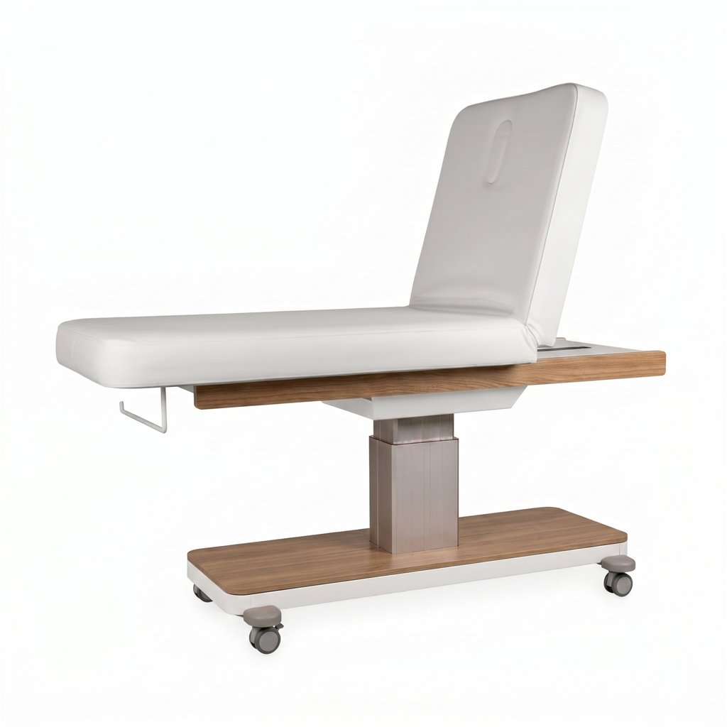 Orion lettino elettrico a 2 sezioni con base in legno - Mirplay