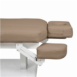Weelko Spa-Liege Atlant Beige, elektrisch, 4 Motoren, Trendelenburg-Funktion