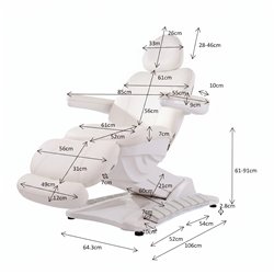 Poltrona elettrica estetica GIR + riscaldata