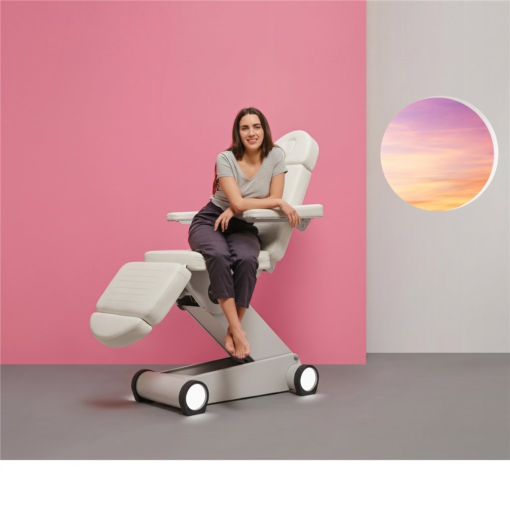 Camilla estética eléctrica Weelko: confort y diseño moderno para centros