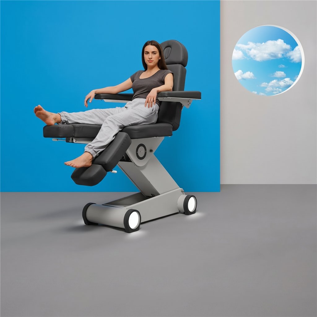 Fauteuil de pédicure électrique 3 moteurs LED – Weelko