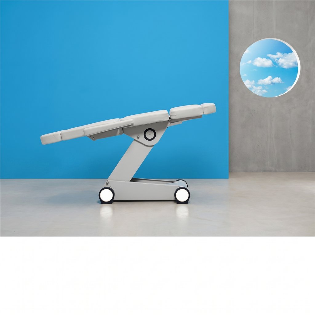 Electric podiatry chair – 3 motors, LED base | Weelko