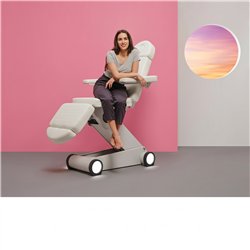Sillón de podología y pedicura con 3 motores y LED para estética Weelko