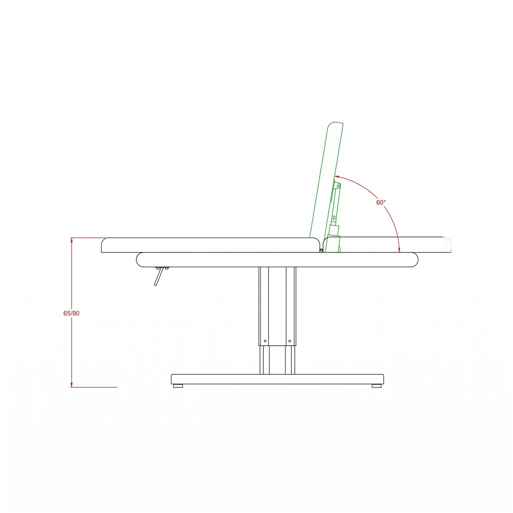 Table de massage électrique double moteur – Weelko Trapp