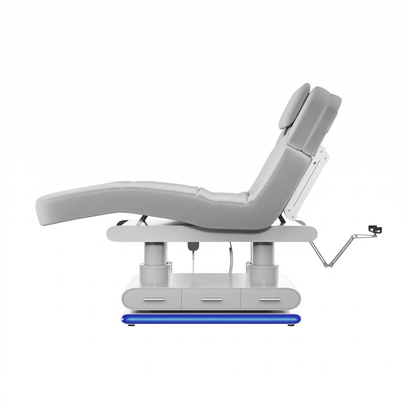 Side profile of the Luminy Spa Bed in a reclined position