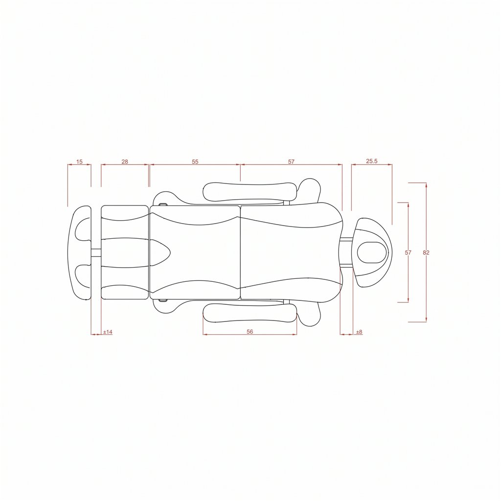 Lettino estetico elettrico 3 motori – rotazione 240° Weelko
