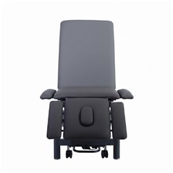 Marquesa elétrica de fisioterapia 7 secções GALLEY, 2 motores – base cinzenta, estofos cinzentos