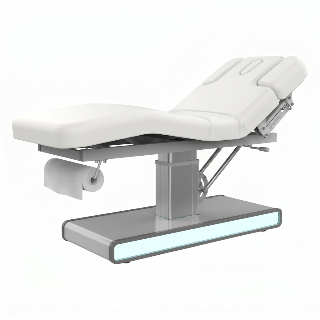 Moldavi lettino spa elettrico monocolonna con illuminazione LED – DDUUEETT