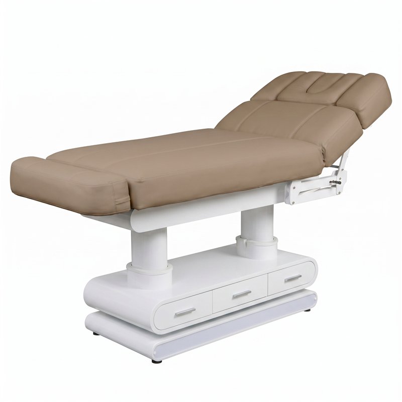 Table Spa POST Beige Weelko en position allongée