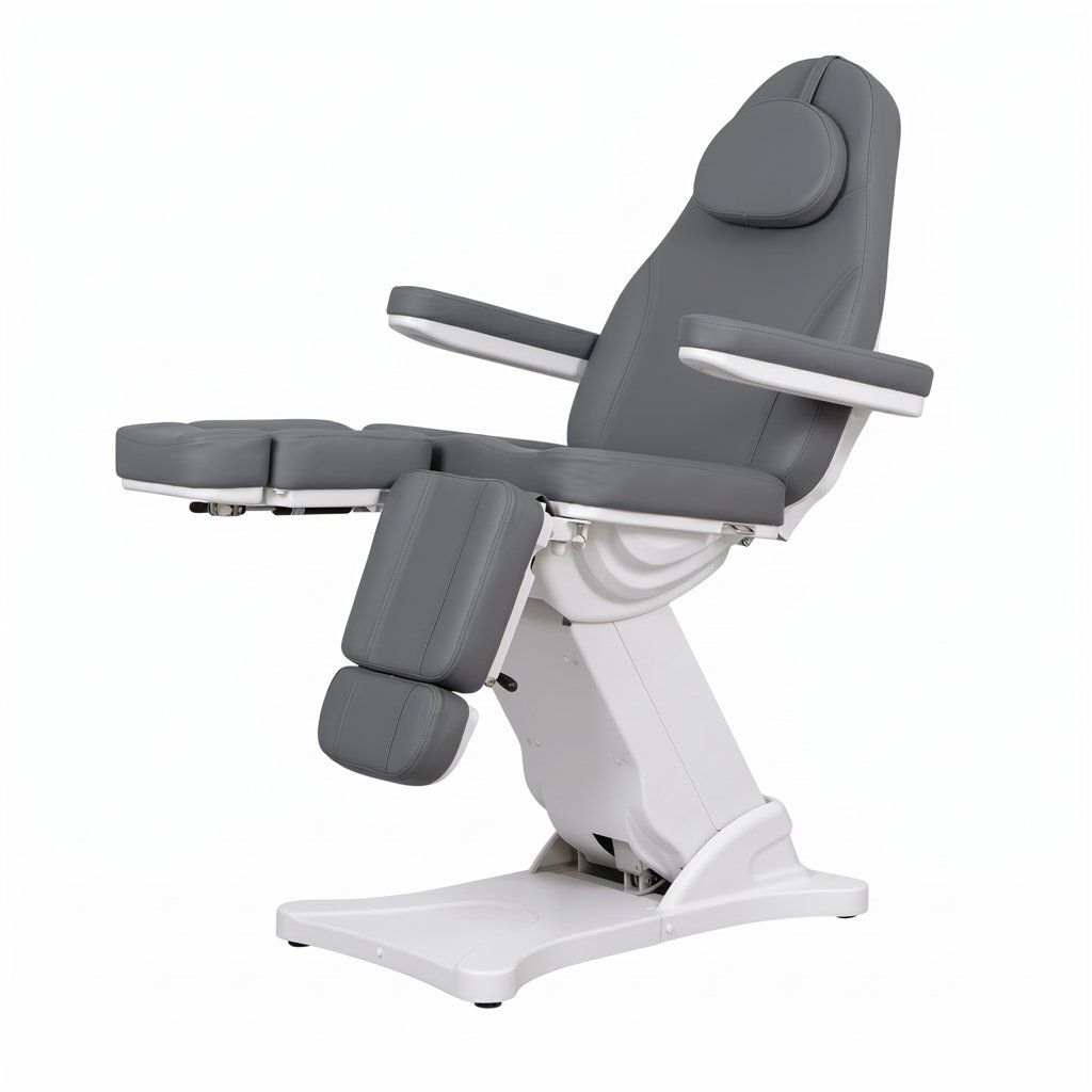 Elektrischer Podologiestuhl Serenity Grey mit 3 Motoren – Weelko