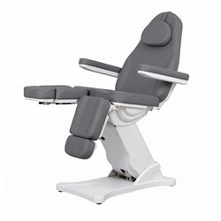 Cadeira de podologia elétrica com 3 motores Serenity Grey - Weelko
