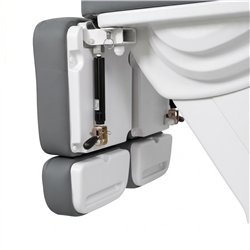Fauteuil de podologie Serenity électrique 3 moteurs gris - Weelko