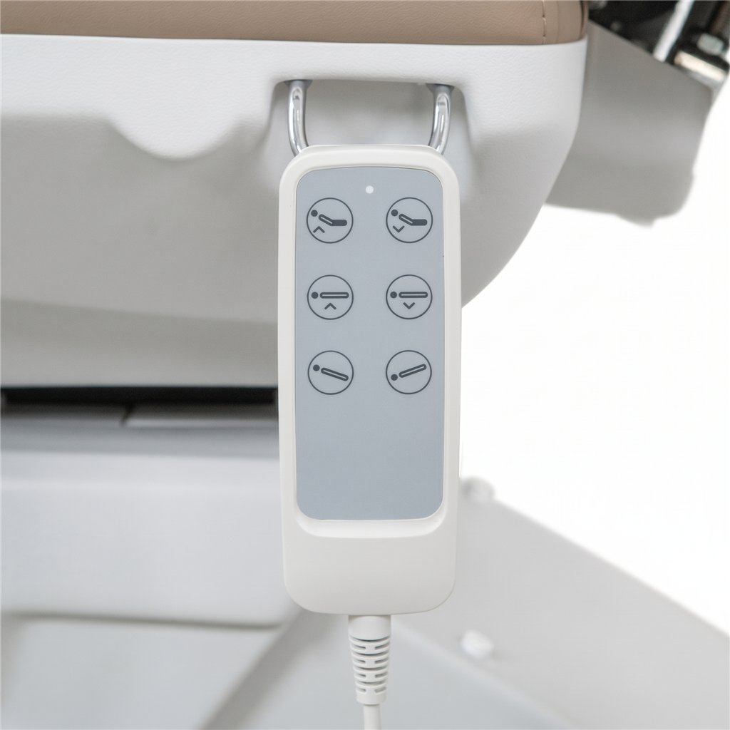 Fauteuil de podologie Medial Smart 3 moteurs électriques beige - Weelko