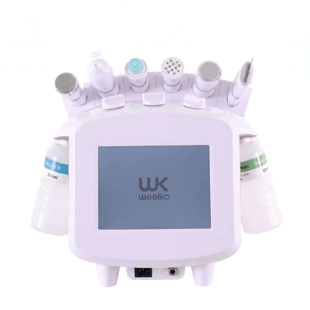 Equipo de hidrodermoabrasión Weelko OXYA 6 en 1 para estética facial profesional