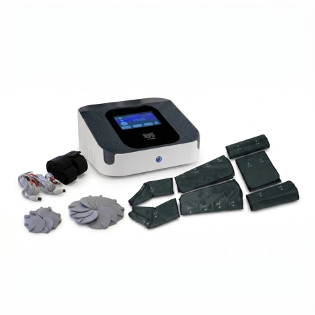 Presoterapia 3 en 1 Weelko HIGHTECH COMBI FIT WKB009 con termoterapia y electroestimulación profesional