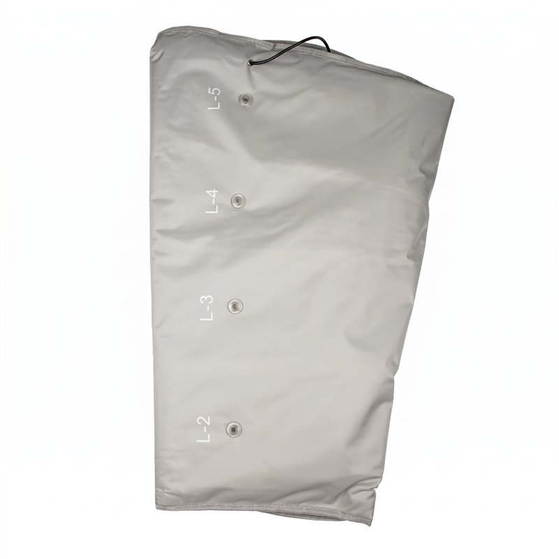 i-Medstetic pressotherapy leg sleeve module with numbered air chambers