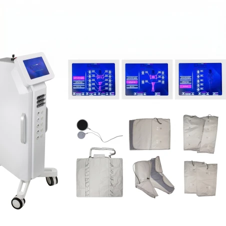 Presoterapia Digital 3 en 1 Premium i-Medstetic con Electroestimulación y Sauna