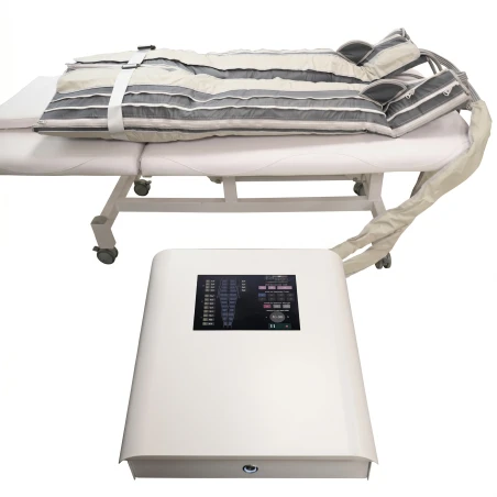 PresoFit Pro equipo de presoterapia profesional con traje corporal ajustable y 8 programas
