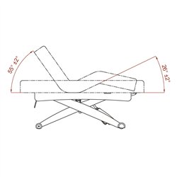 Weelko Cyx + 3-motor electric massage table