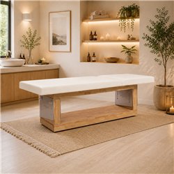 Table de massage en bois OCCI – dossier réglable | Weelko