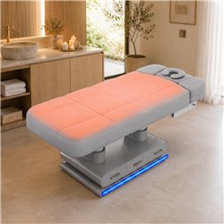 Lettino spa elettrico 4 motori, LED e riscaldato – Luminy