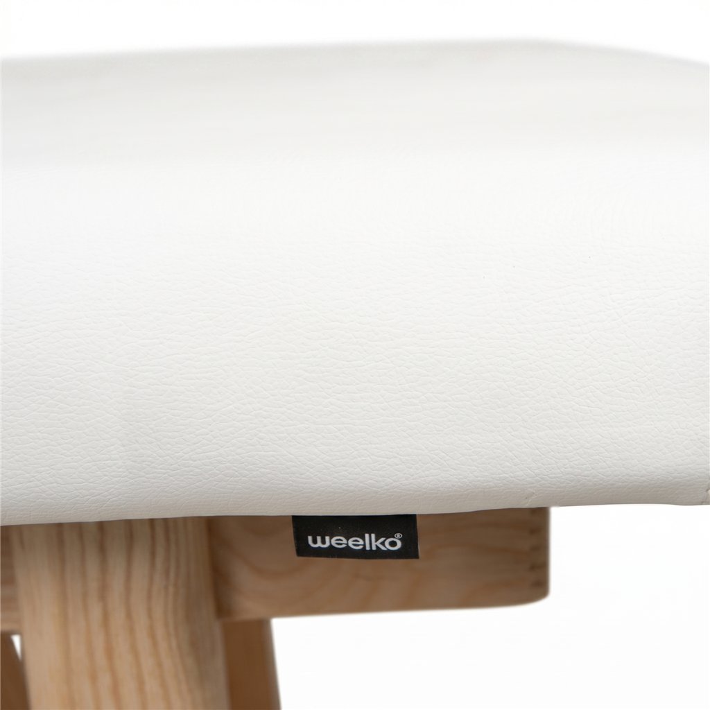 Lettino da massaggio in legno fisso Roots con materasso spessore 11 cm - Weelko
