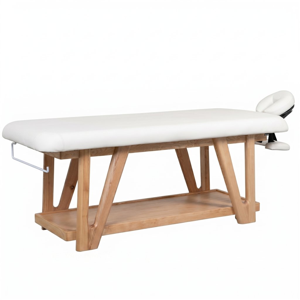Weelko Roots Massage Table, Solid Wood Frame
