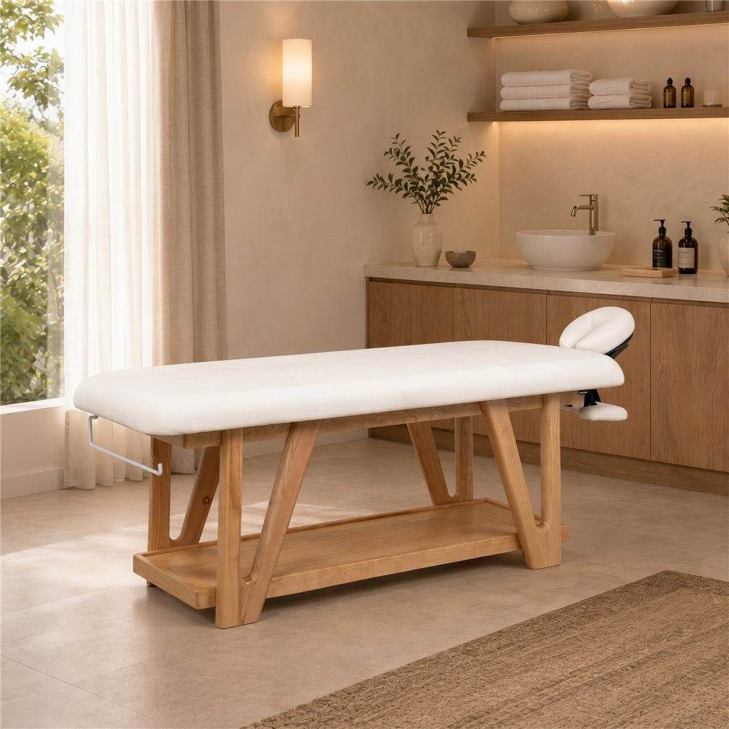 Camilla fija de madera Roots - Colchón 11 cm | Weelko