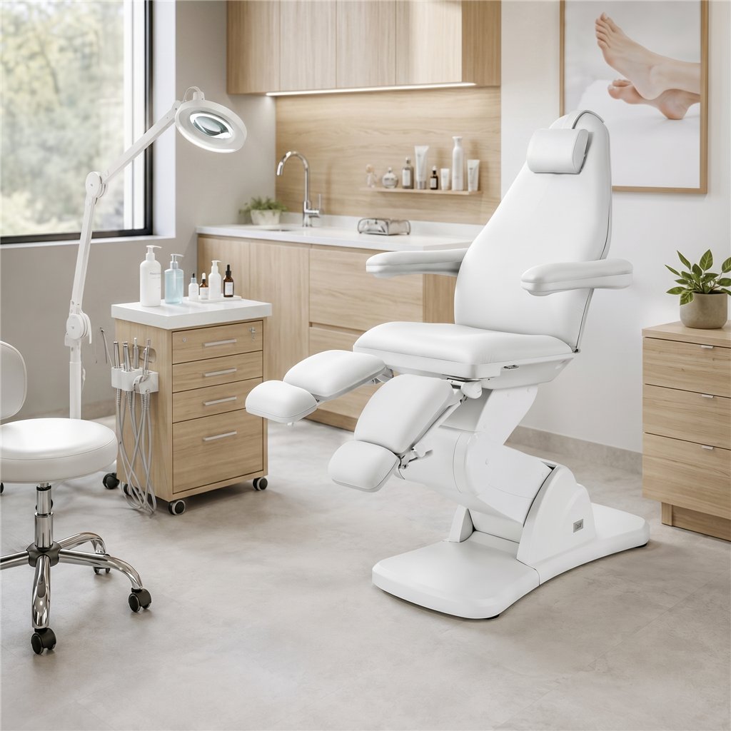 Sillón podológico 3 motores para clínica y estética Weelko
