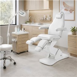 Podologiestuhl Weelko Technology White elektrisch, 3 Motoren