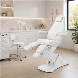 Podiatry chair – electric 3-motor, independent footrests