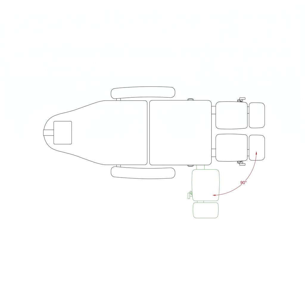 Fauteuil de podologie électrique 3 moteurs Weelko
