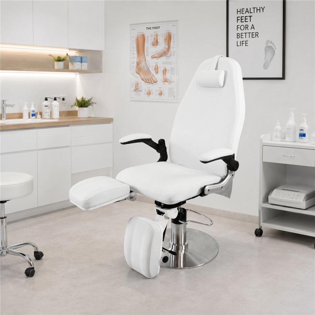 Fauteuil de podologie électrique 1 moteur Arco i-Medstetic, revêtement PU