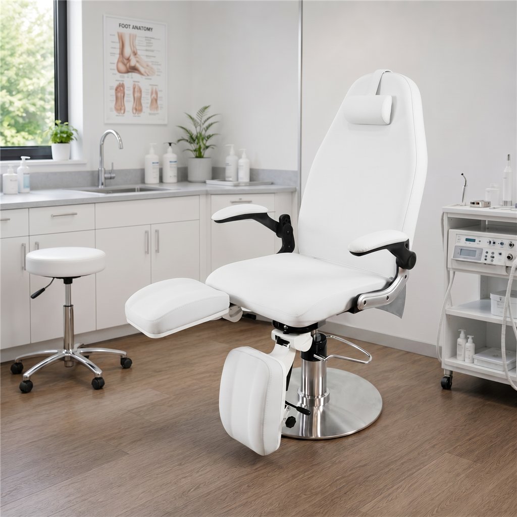 Fauteuil de podologie électrique 1 moteur Arco i-Medstetic, revêtement PU