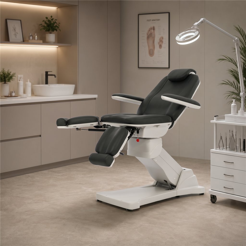 Sillón de podología y pedicura con 3 motores para estética Weelko
