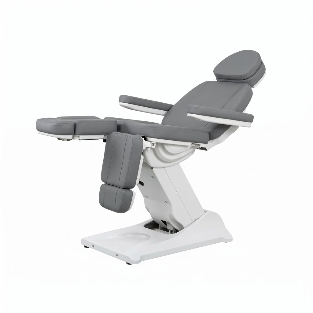 Weelko Solstice Elektrischer Podologiestuhl, grau, 3 Motoren