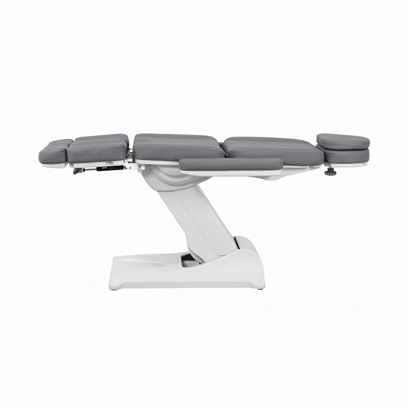 Sillón Solstice gris extendido en posición horizontal