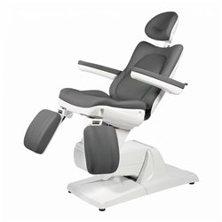 Cadeira de podologia e pedicure elétrica com 3 motores Sadira Grey - i-Medstetic