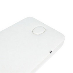 Camilla eléctrica Weelko Hern + 1 motor PU blanco
