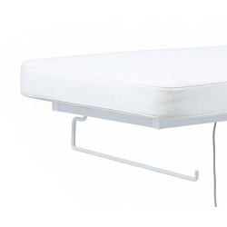 Lettino elettrico Weelko Hern + 1 motore PU bianco
